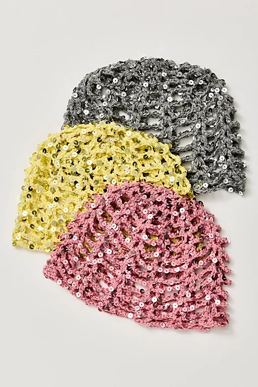 Mila Sequin Disco Cap