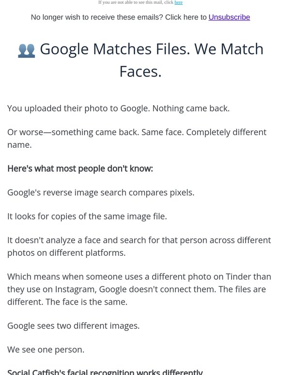 How to find their socials from their face.