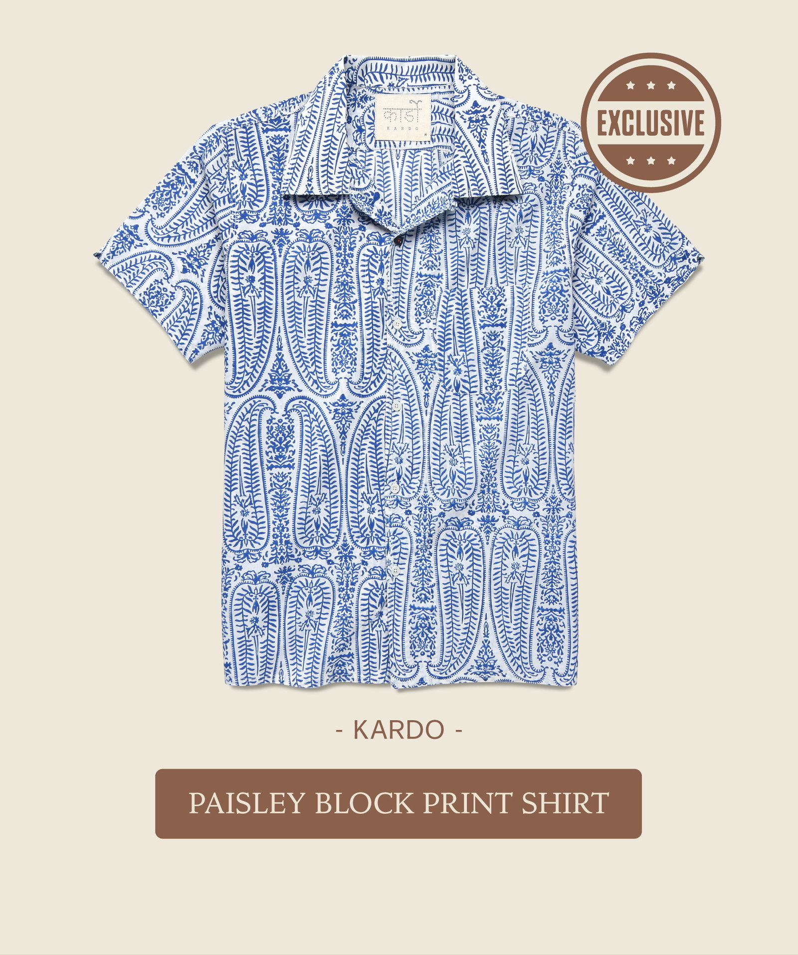 Paisley Block Print Shirt