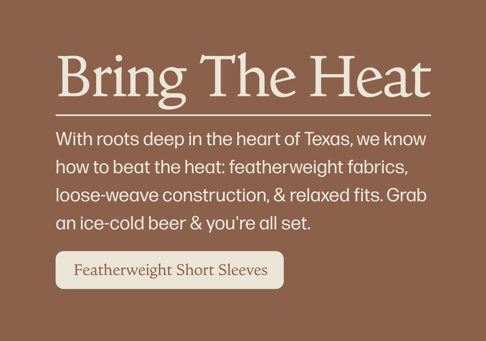 Bring The Heat
