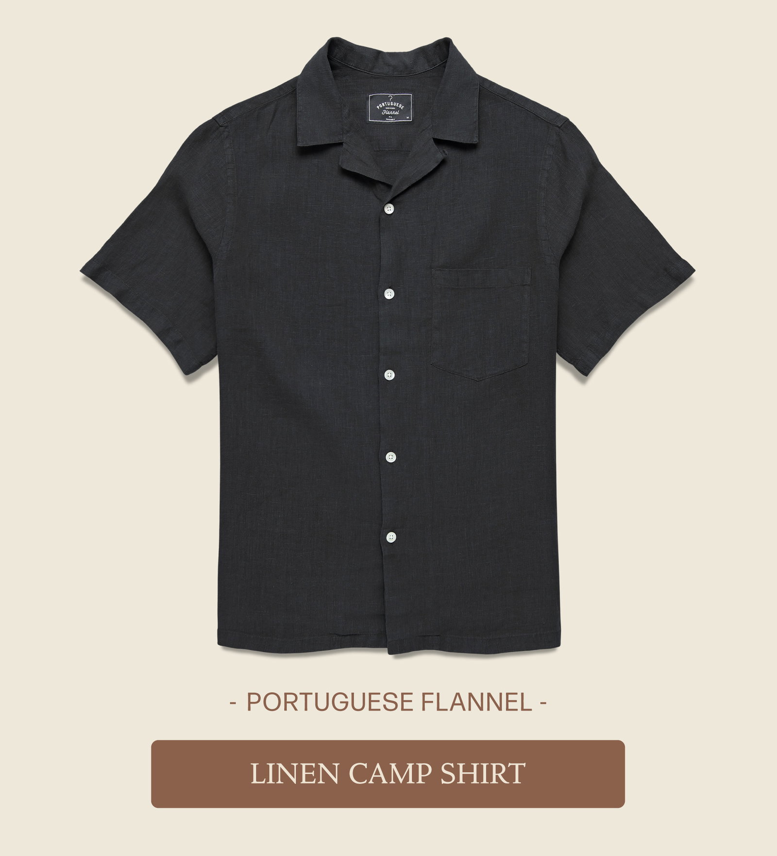 Portuguese Flanell Linen Camp Shirt