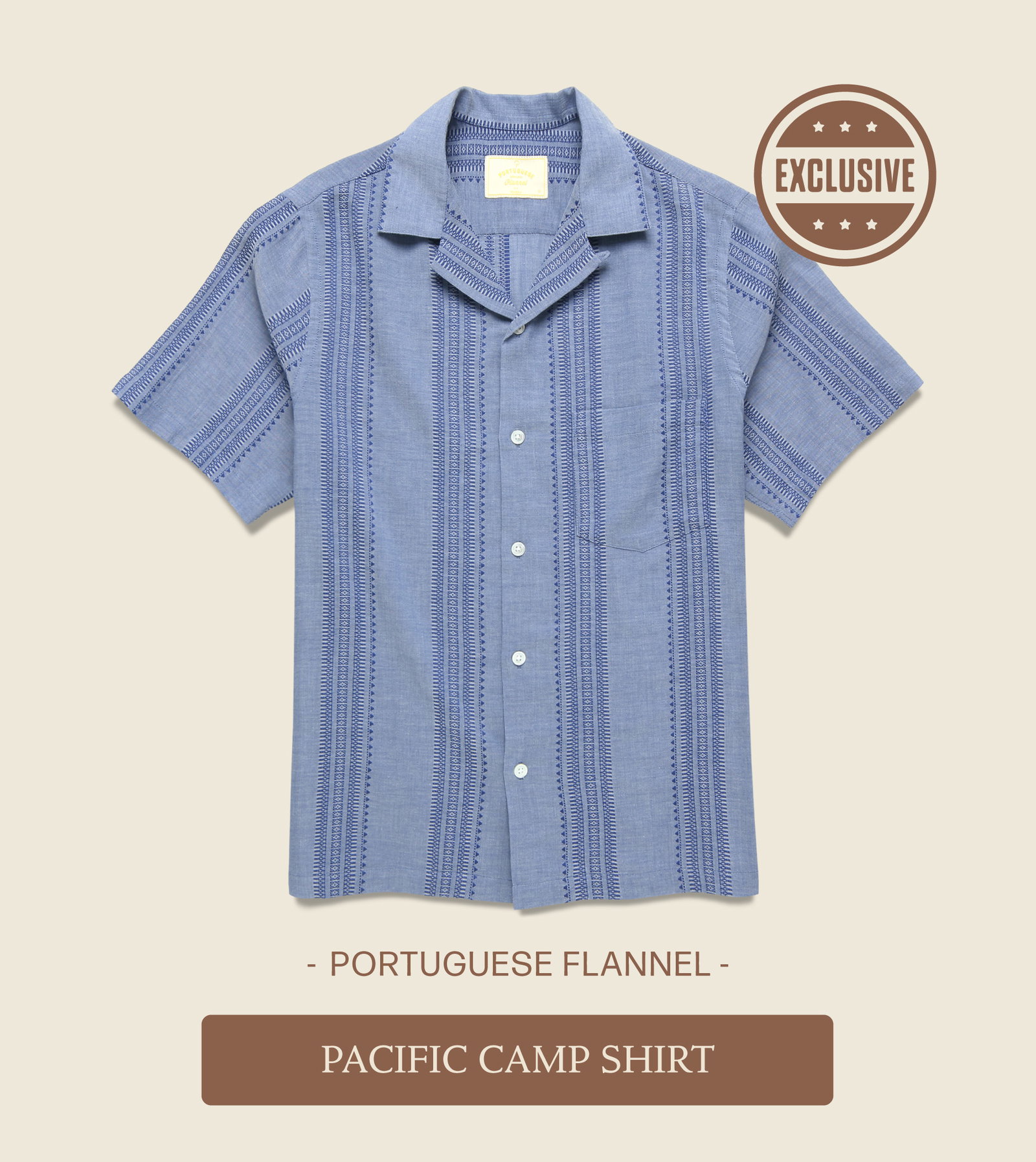 Portuguese Flannel Pacific Camp Shirt