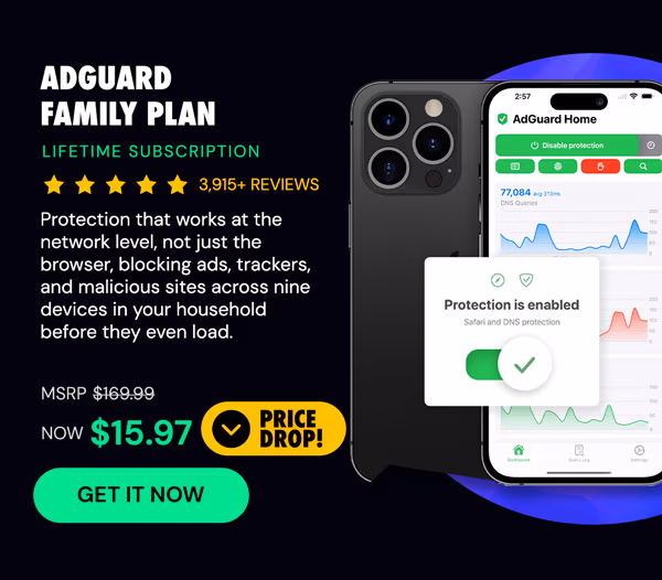 AdGuard Family Plan: Lifetime Subscription