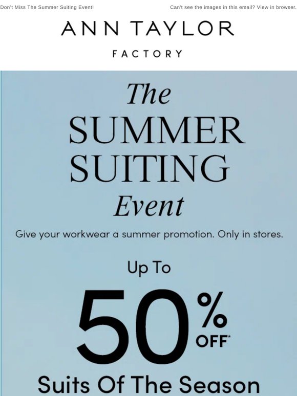 40% Off Looks We Love! Exclusions Apply (Comp. Val)
