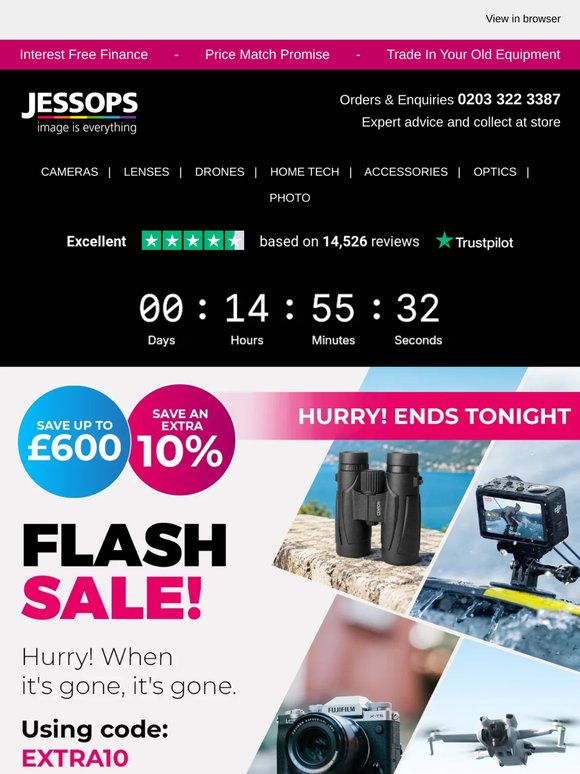 🚨 Extra 10% off ends midnight! When it's gone, it's gone! ⚡