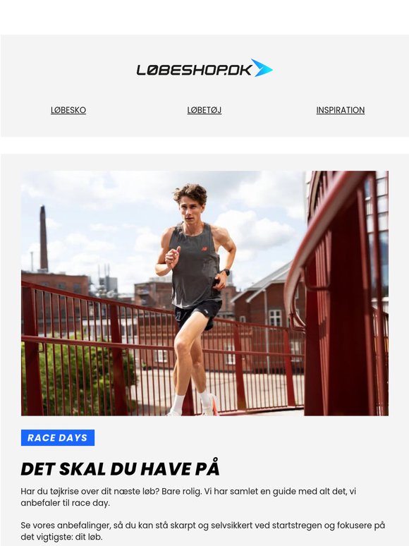 Tøjkrise før race day? 👀