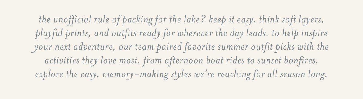 Shop the Lakeside Collection