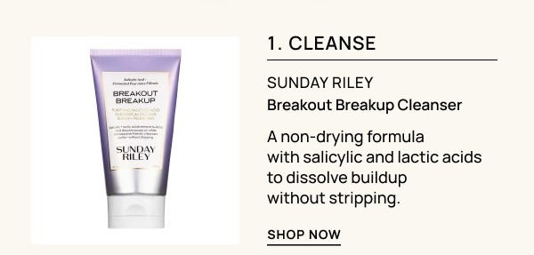Sunday Riley Breakout Breakup Salicylic Acid Cleanser for Blemish-Prone Skin 150ml