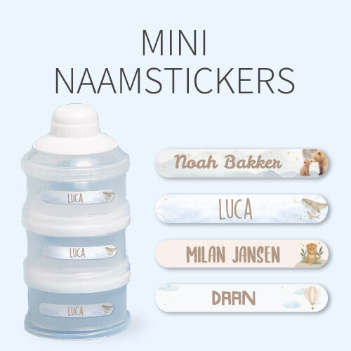 Quarel mini naamstickers