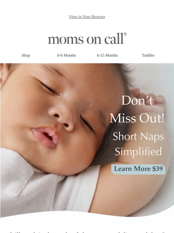 Still Struggling With Short Naps?