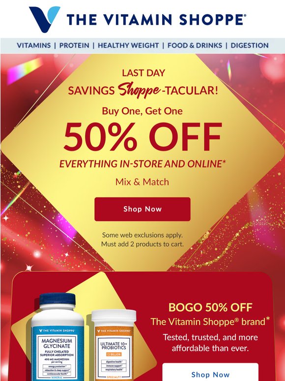 Beat the deadline for our “everything” sale