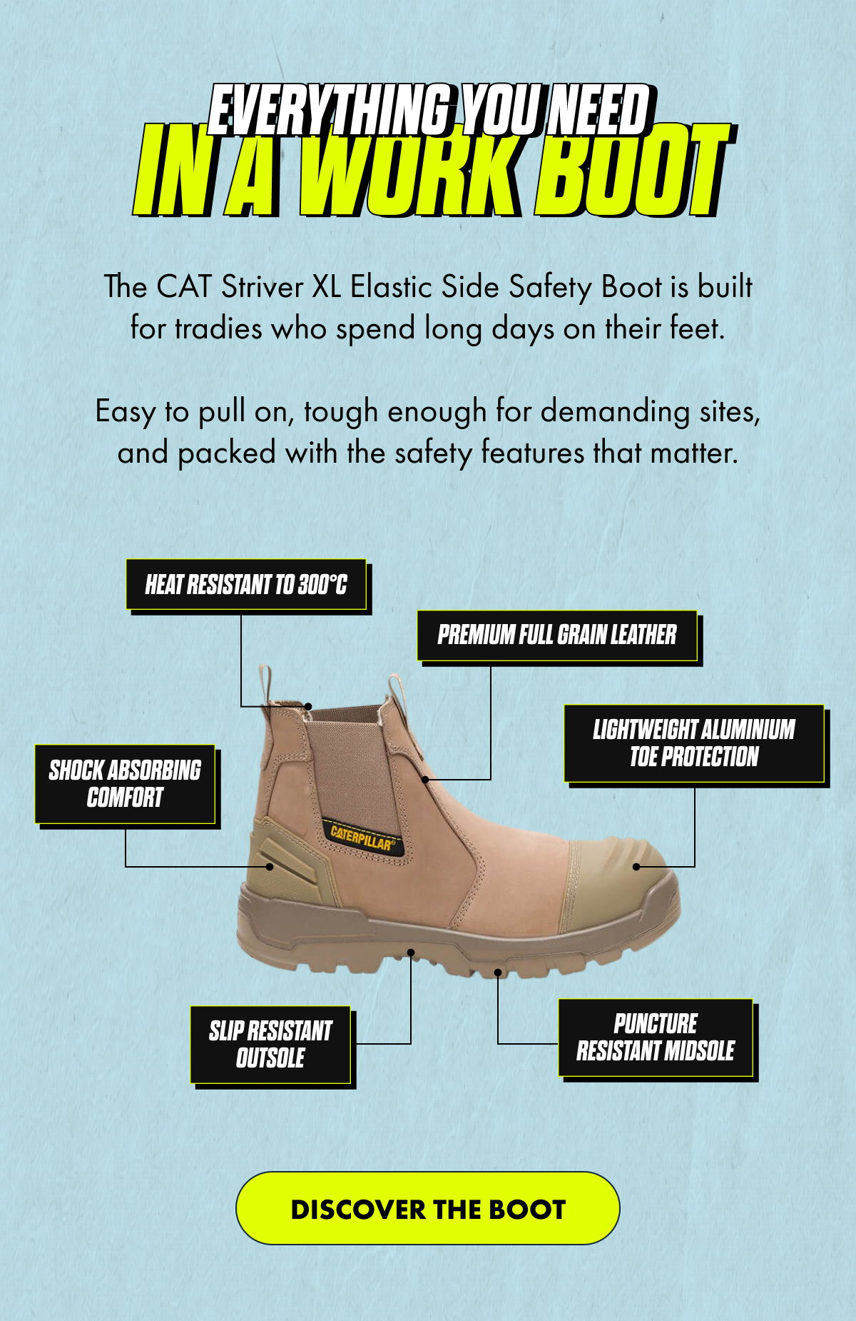 EVERYTHING YOU NEED IN A WORK BOOT | DISCOVER THE BOOT
