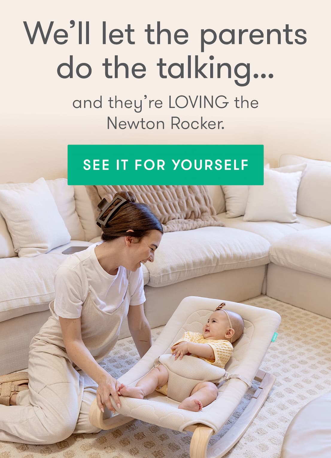 We'll let the parents do the talking... and they're loving the Newton Rocker