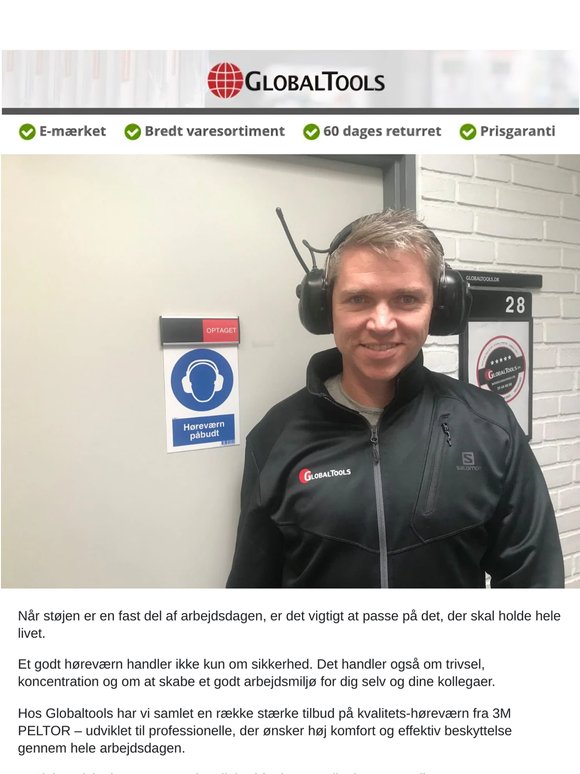 Pas godt på hørelsen – stærke tilbud på høreværn