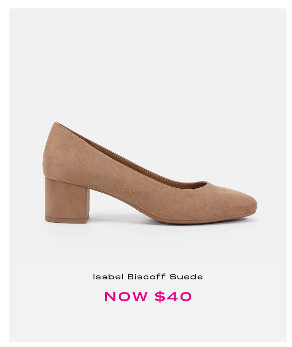 Isabel Biscoff Suede
