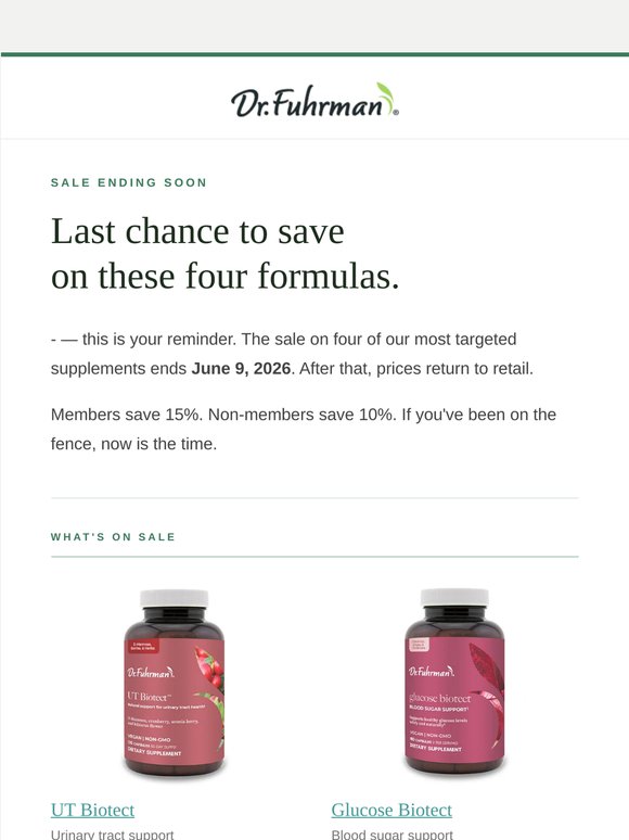 Sale Ends Soon!