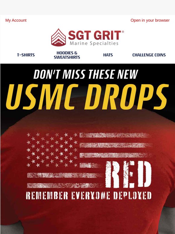 Don’t Miss These New USMC Drops 🔥