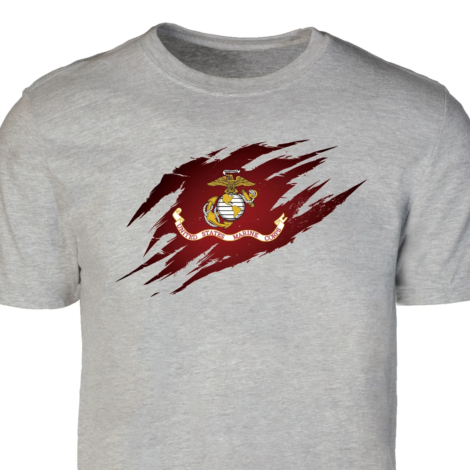 Image of USMC Flag Tear Away T-Shirt