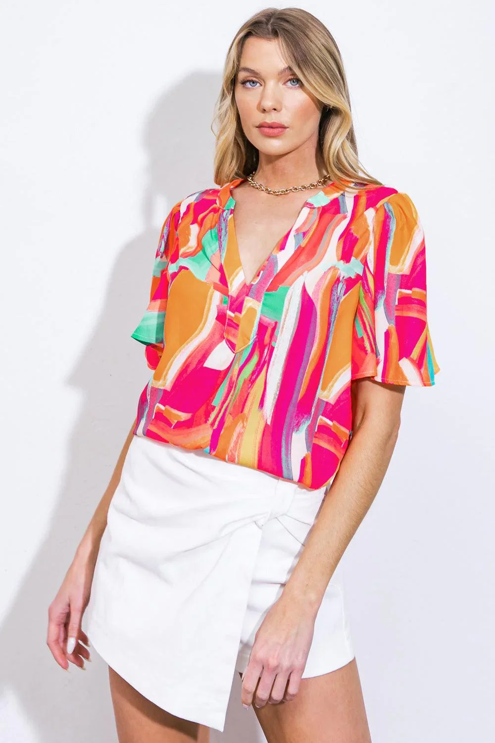 Image of Lean On Me Woven Top