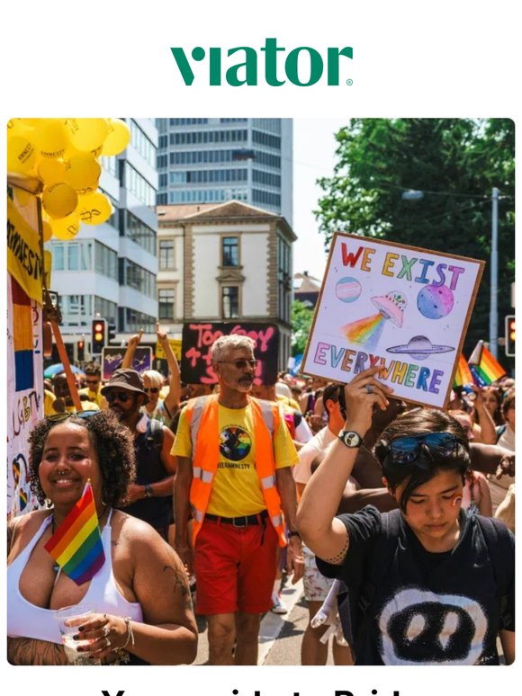 Make this Pride one to remember with unforgettable experiences 🏳️‍🌈
