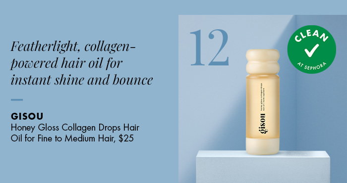 Gisou Honey Gloss Collagen Drops Hair Oil for Fine to Medium Hair