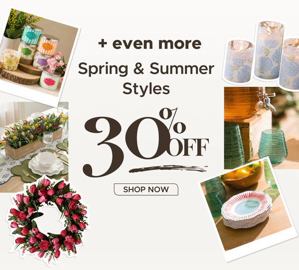Spring + Summer Styles