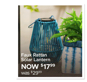 Rattan Solar Lantern