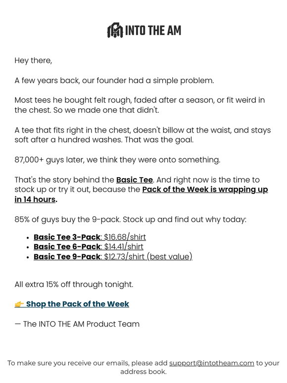 Last Chance: Up to 57% Off Pack of the Week