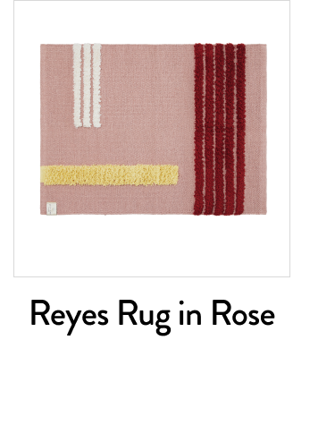 Reyes Rug in Rose