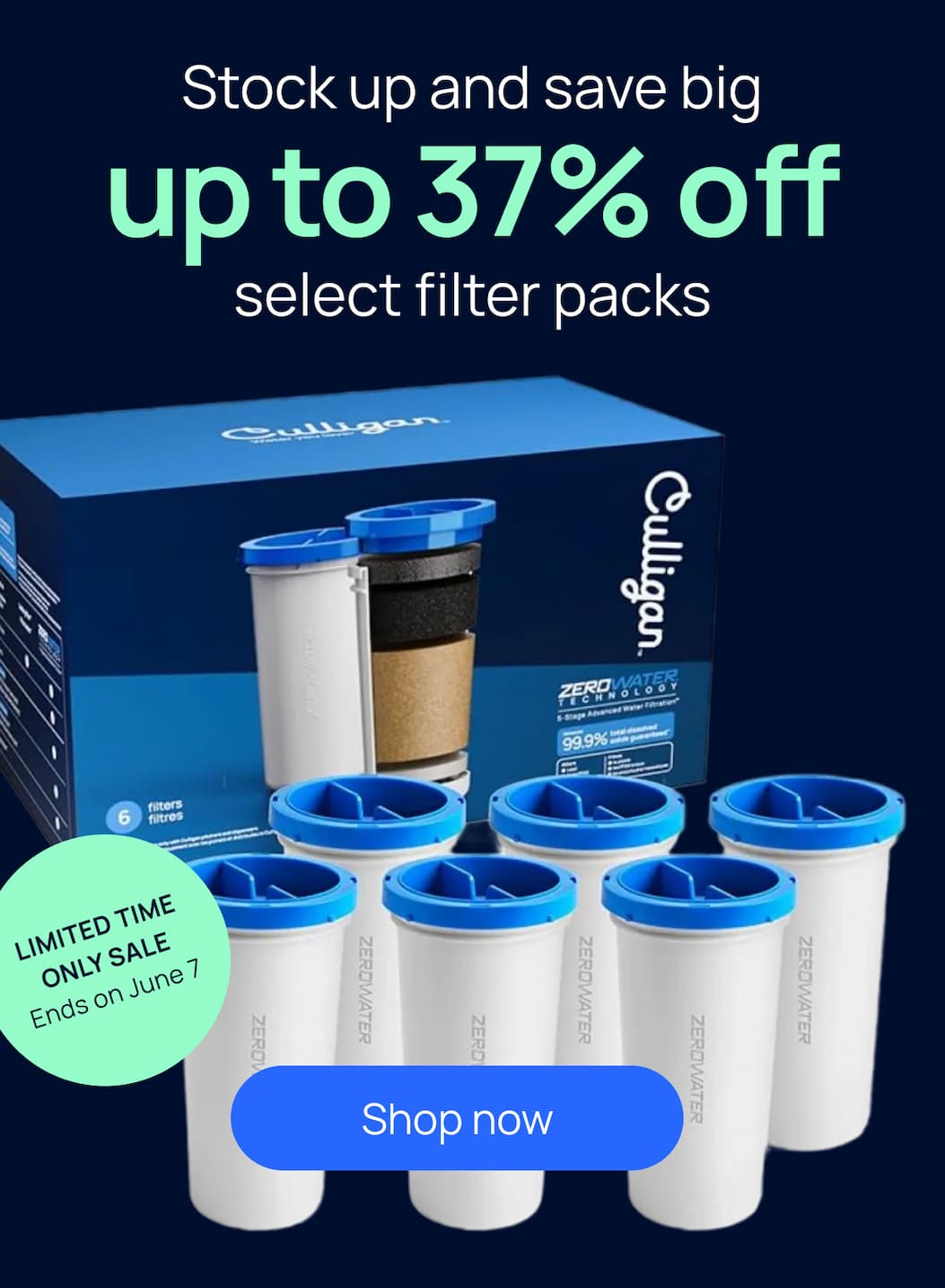 Up to 37% off a year's supply of filters