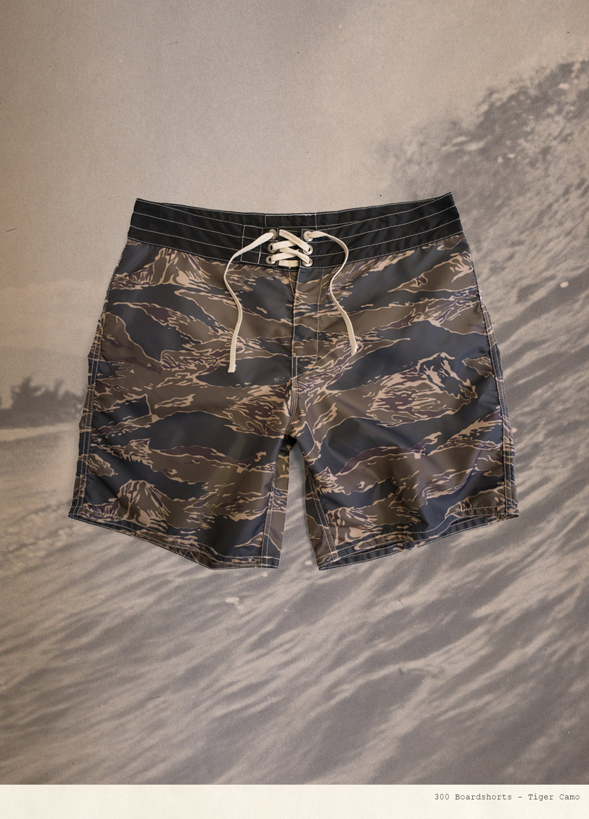300 Boardshorts - Tiger Camo