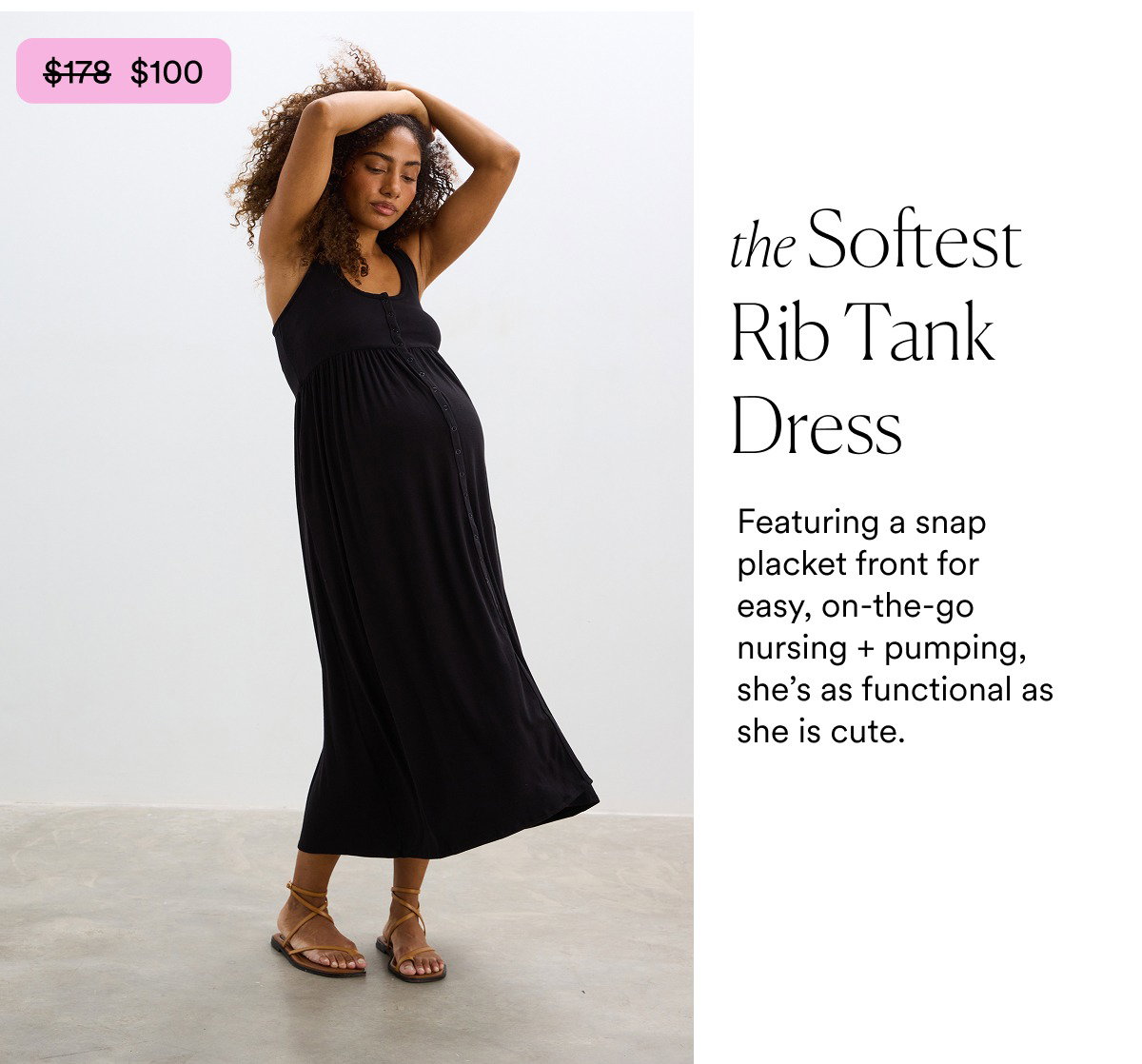 The Softest Rib Tank Dress
