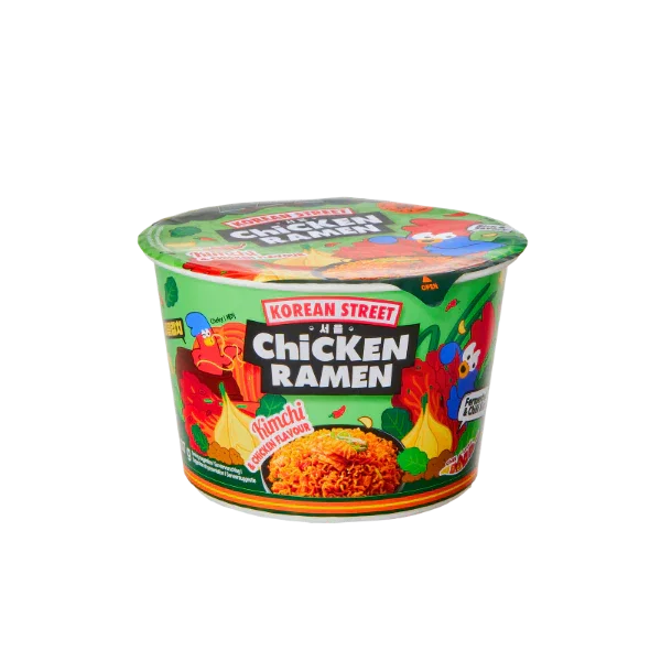 Image of KOREAN STREET Chicken Ramen Cup Kimchi & Chicken 107g