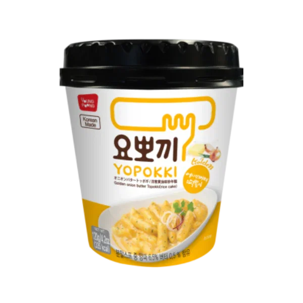 Image of YOPOKKI Golden Onion Butter Tteokbokki Cup 120g