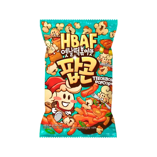 Image of HBAF Popcorn Tteokbokki Flavor 80g