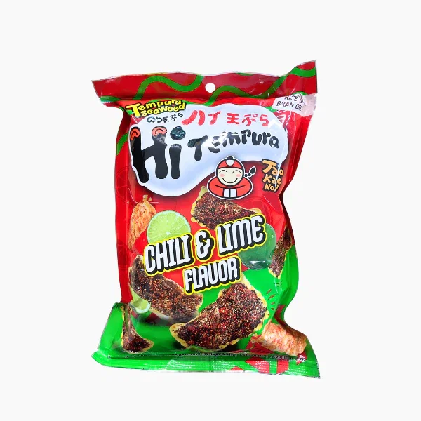 Image of TAOKAENOI HiTempura Seaweed Snack Chili & Lime Flavor 40g