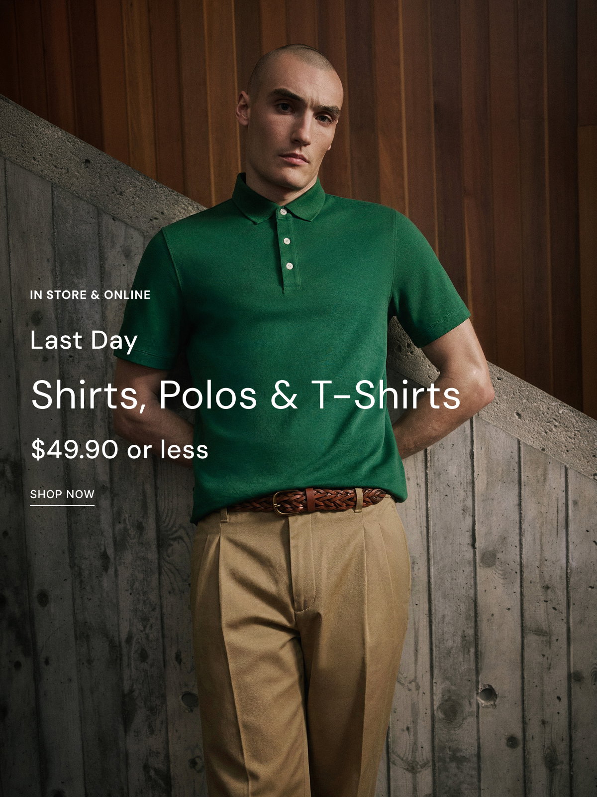 Shirts, Polos & T-Shirts $49.90 or less