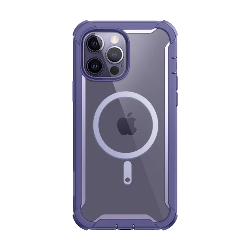 Image of iPhone 14 Pro Ares Mag with Tempered Glass  Case - Purple