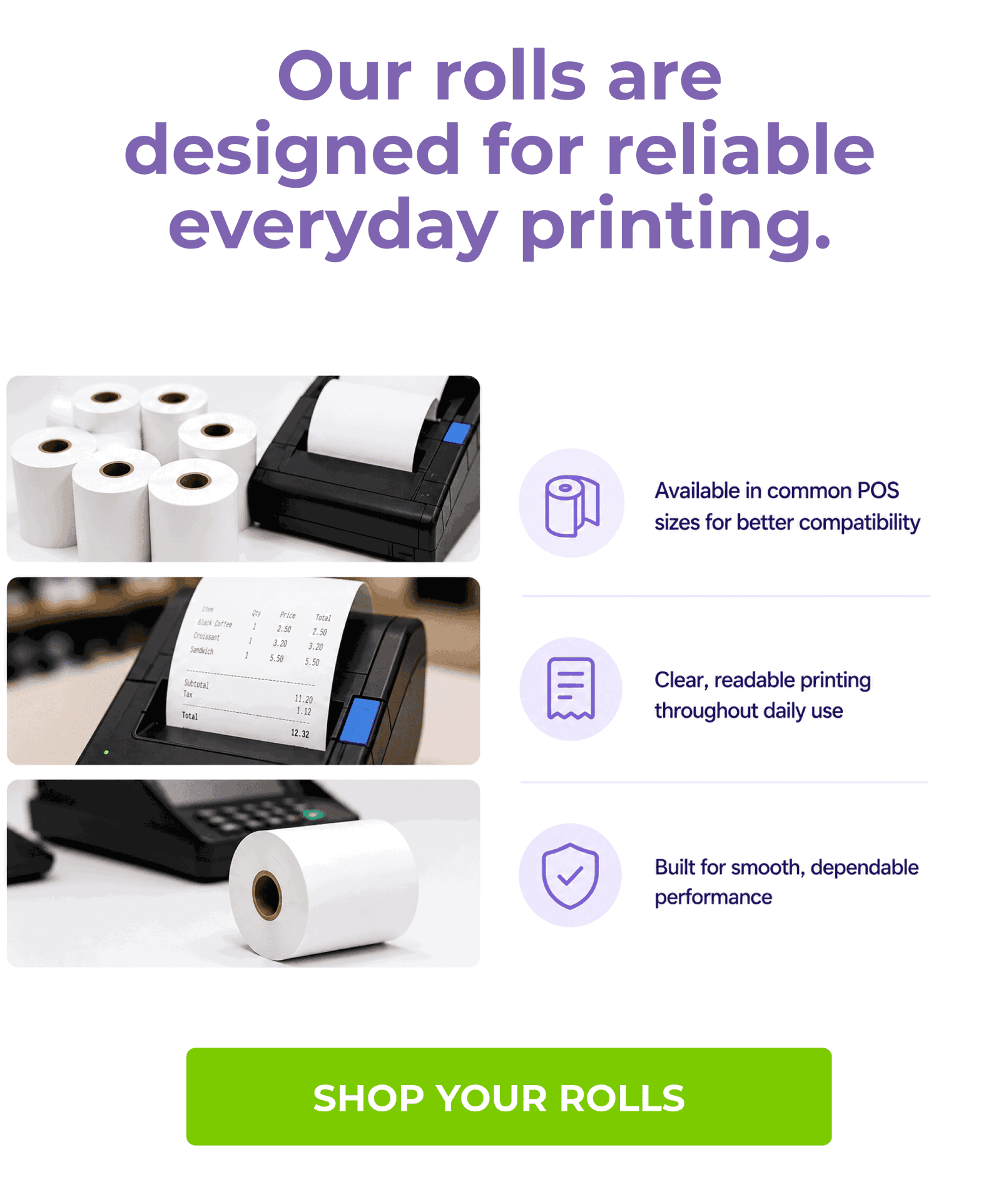 Shop Thermal Paper Rolls