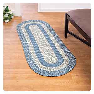 377120 Two-Tone Country Braided Rug by OakRidge™