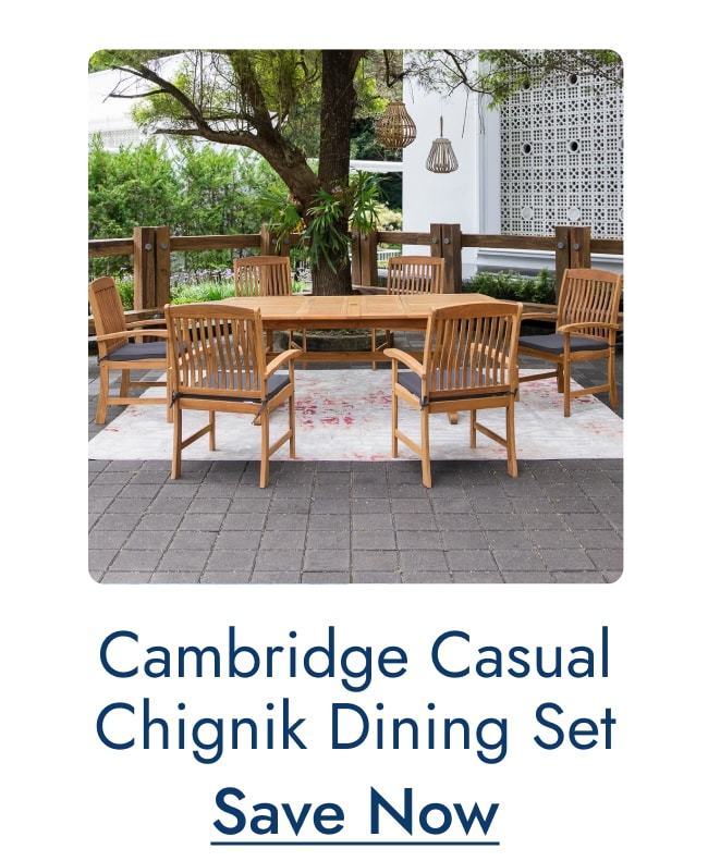 Cambridge Casual Chignik 7-piece Teak Dining Set
