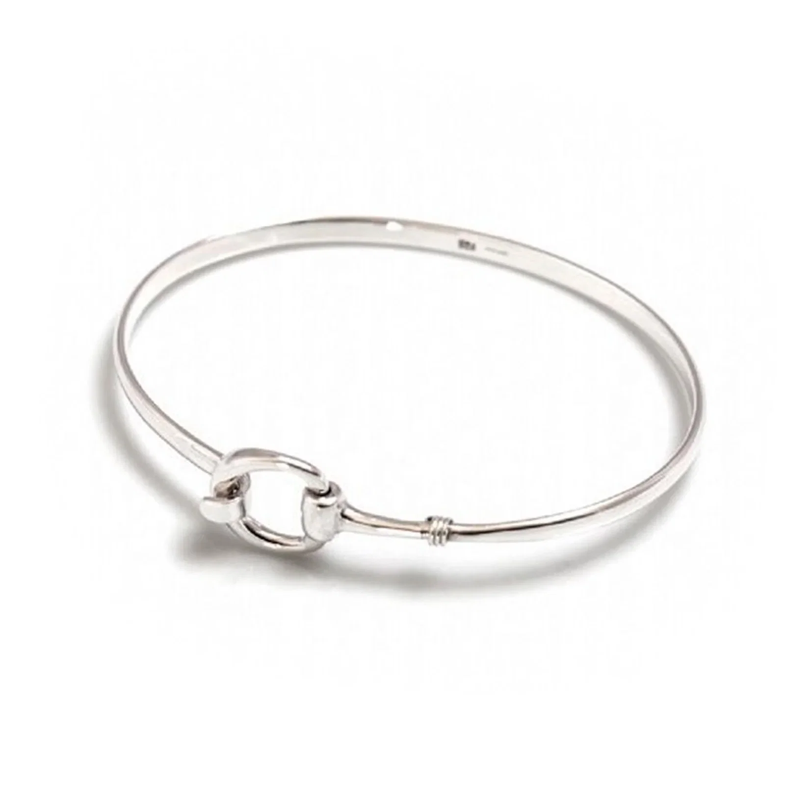 Image of Exclusive Sterling Silver Snaffle Clip Bracelet