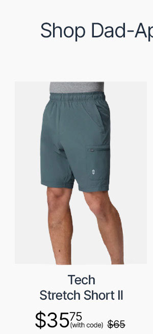 men's tech stretch short II