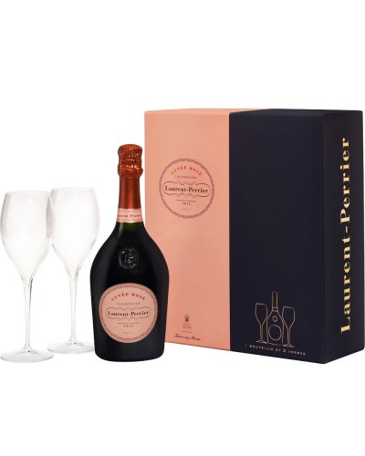 Laurent-Perrier Cuvée Rosé Brut Estuche + 2 Copas
