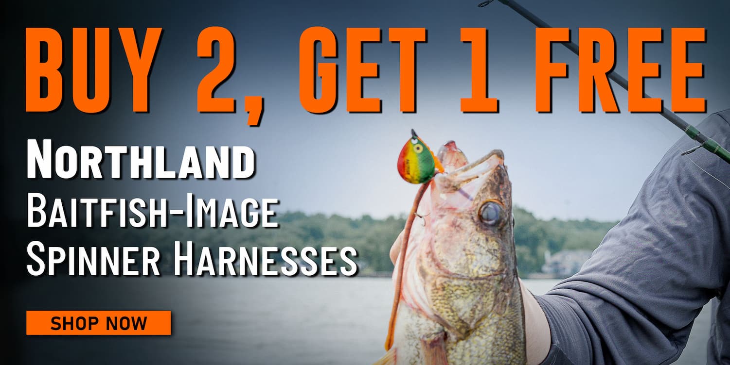 Buy 2, Get 1 Free Northland Baitfish-Image Spinner Harnesses Shop Now