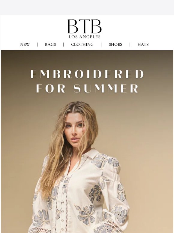 Embroidered for Summer