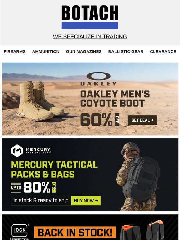 🥾 Oakley Coyote Boots – 60% Off While Supplies Last