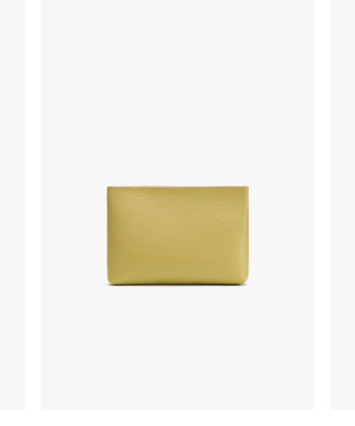 Medium Zipper Pouch Lime