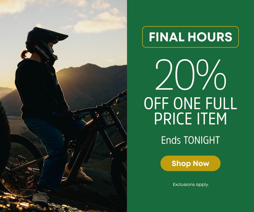 FINAL HOURS - 20% Off One Full Price Item - Ends 06/07 - shop now 
