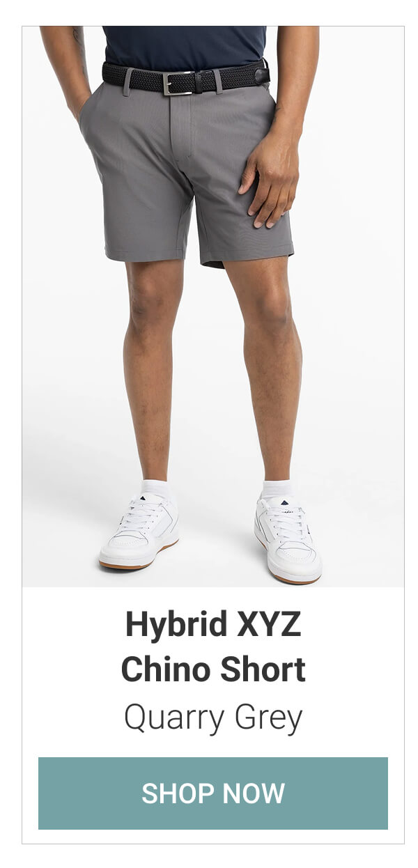 Quarry Grey Hybrid XYZ Chino Short